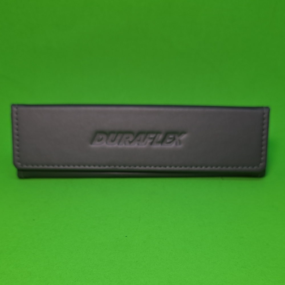 Duraflex Silver Gray Triangular Shape Eyeglass Case (Case Only)